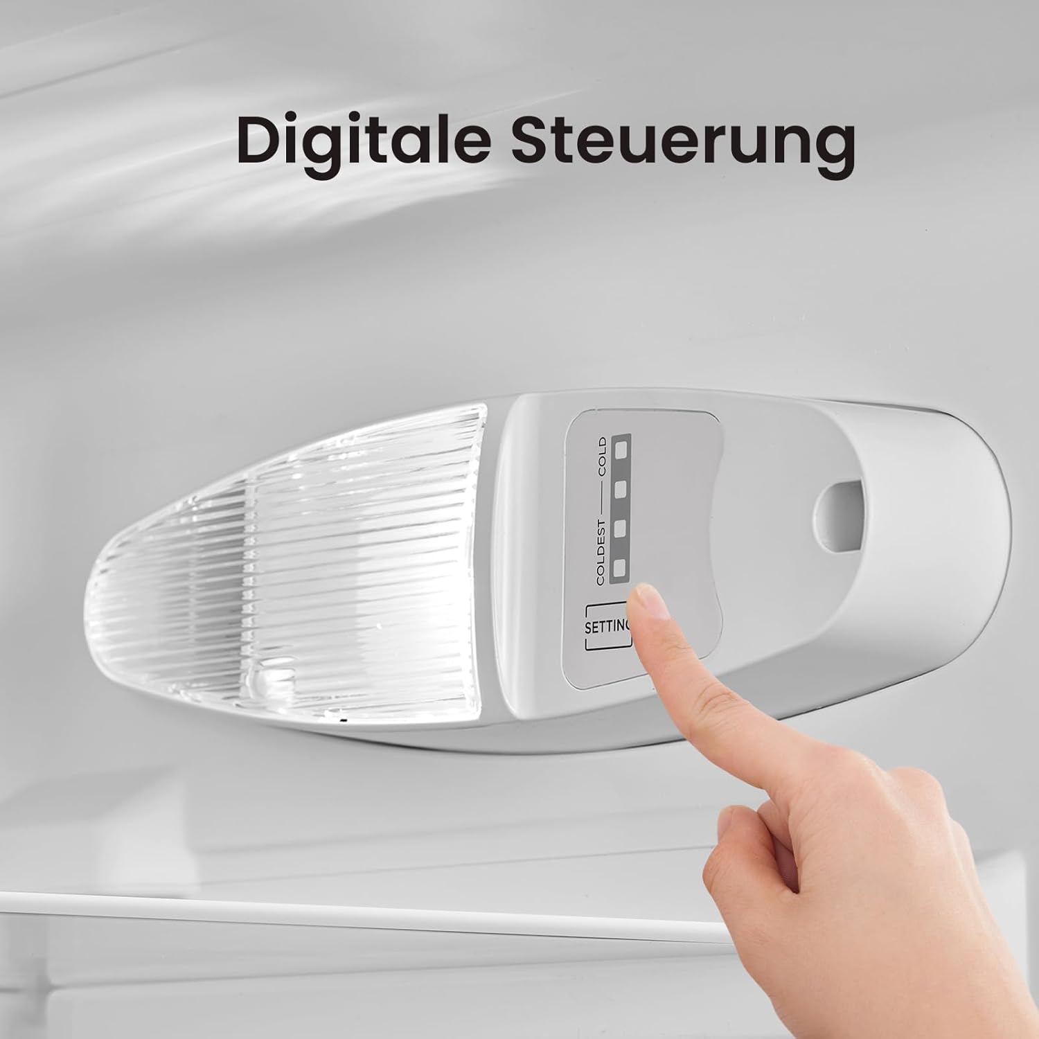 Comfee‘ Kühlschrank mit Gefrierfach RCB169DK3 | 174L Kühl-Gefrierkombination (115L Kühlteil + 59L Gefrierteil), 150 cm Höhe | 156 kWh/Jahr, Low Frost, Leise 38 dB | LED-Licht | Freistehend, Schwarz