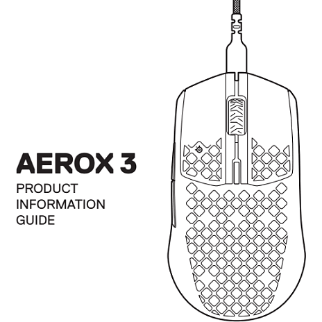 SteelSeries mus Aerox 3 Wireless
