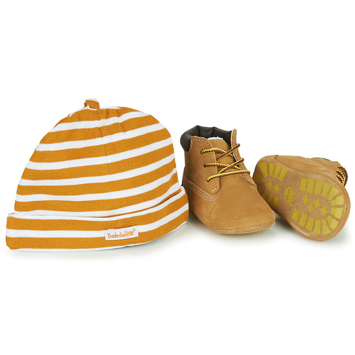 Timberland - CRIB BOOTIE WITH HAT - Blé / Marron