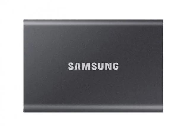 4 TB SSD Samsung Portable T7 Gen2 USB3.2 Titan grå