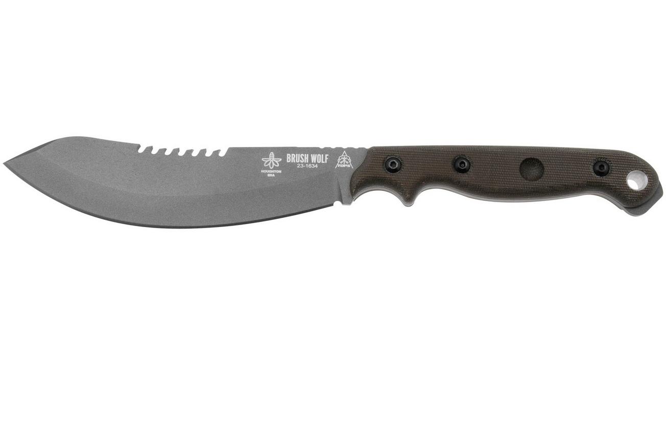 TOPS Knives Brush Wolf BWLF-02 outdoormes, Nate and Aaron Morgan design