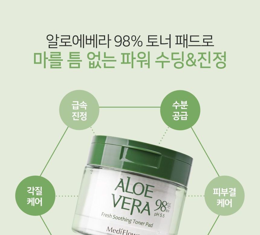 MediFlower - Aloevera Fresh Soothing Toner Pad