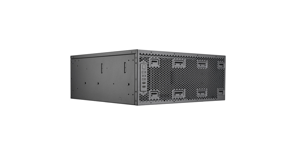 SilverStoneRM4A rack behuizing  (Zwart | 4U | USB-C)