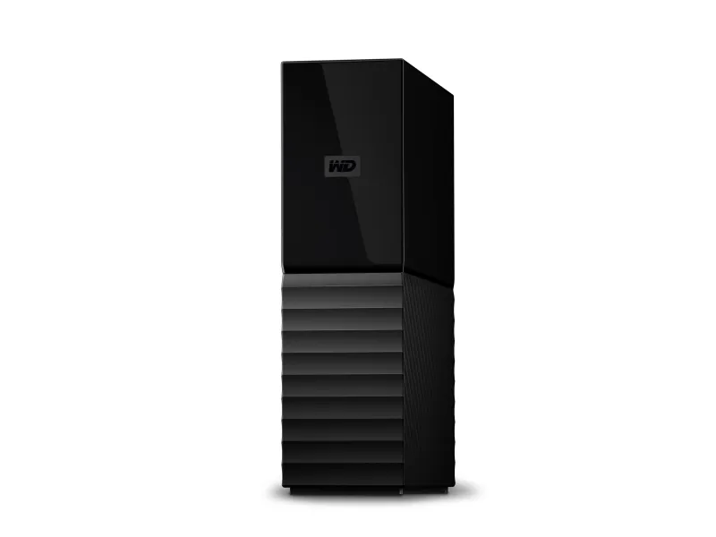 WD My Book WDBBGB0080HBK - Harddisk - krypteret - 8 TB - ekstern (stationær) - USB 3.0 - 256-bit AES - sort