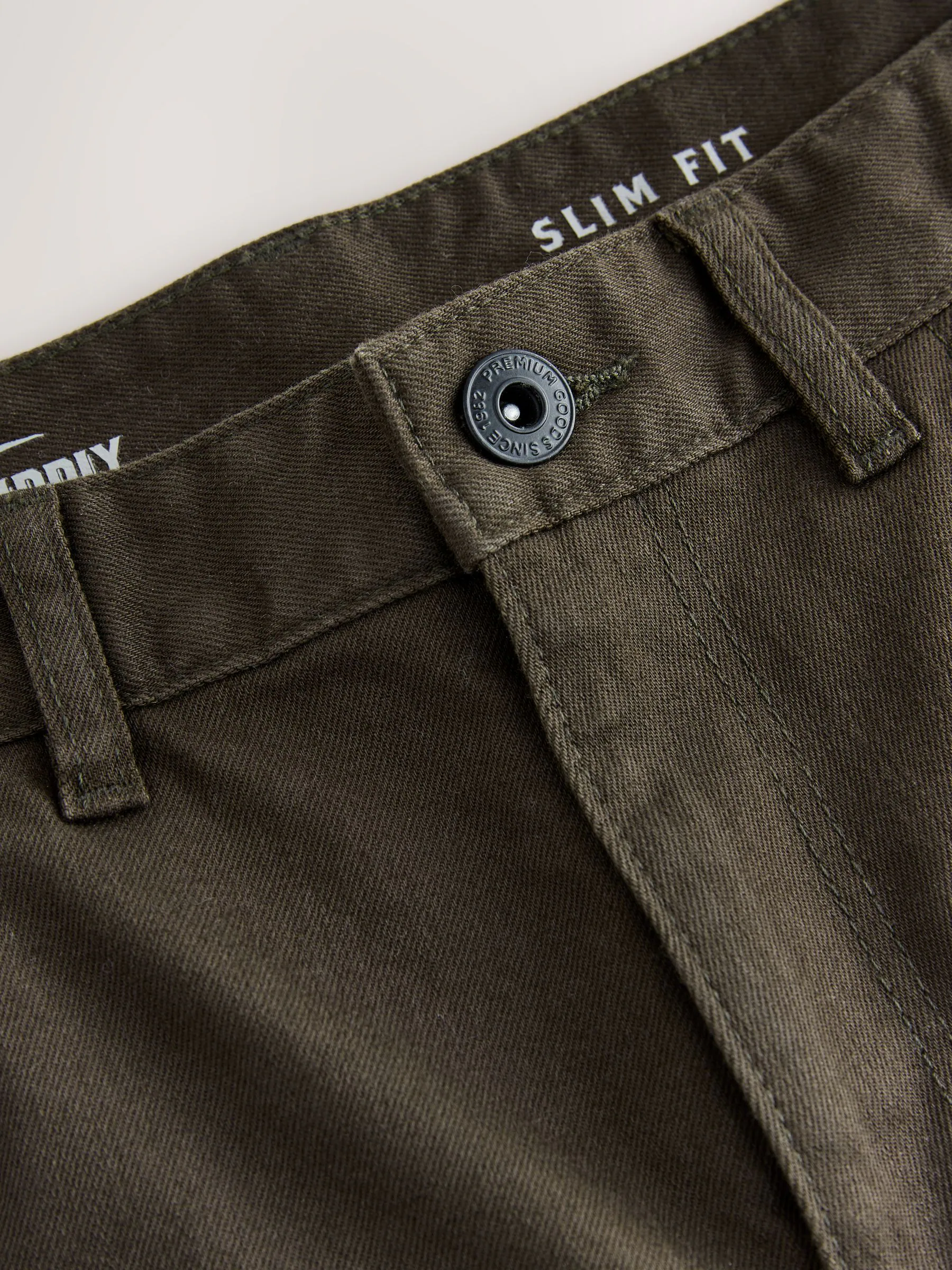 Bruin - Enkele - Slim fit klassieke stretchy jeans