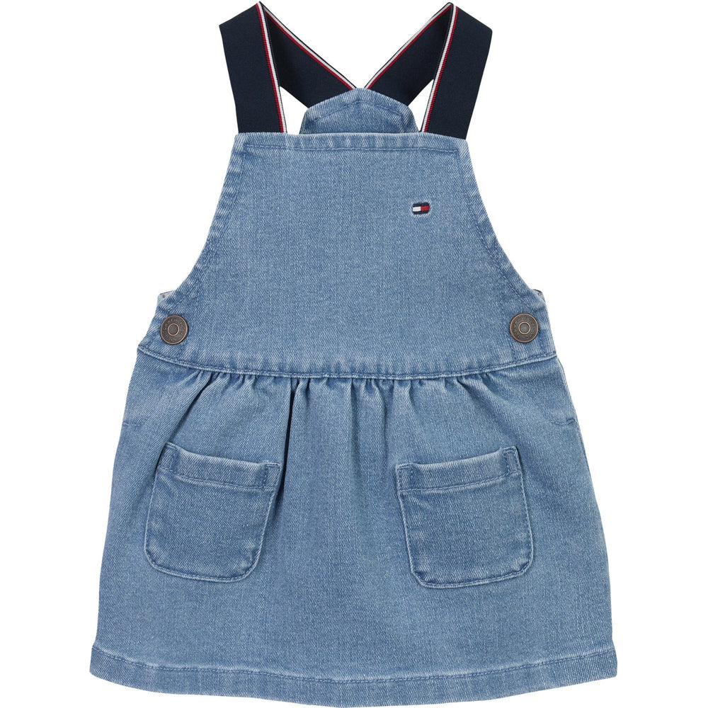 Køb Tommy Hilfiger Denim Medium Denim Dungaree Kjole