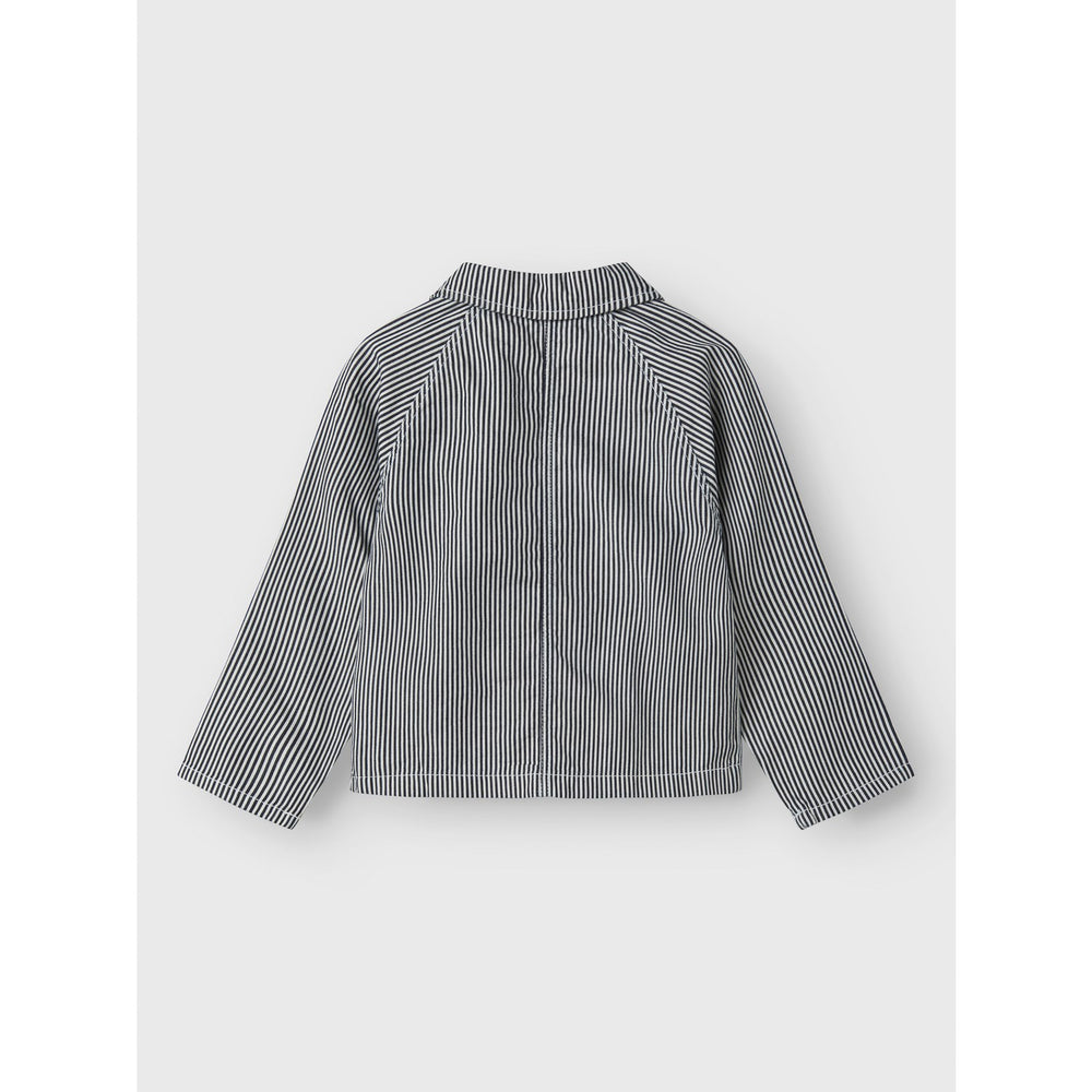 Køb Lil'Atelier Dark Blue Denim White Nmmkasper Ls Loose Twi Skjorte 4021-Cm Lil