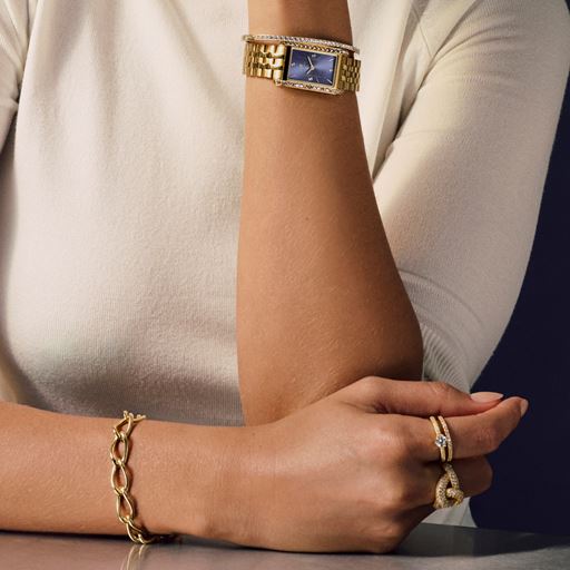 Sif Jakobs Jewellery Ellisse Bangle Armbånd, Guld/Hvid