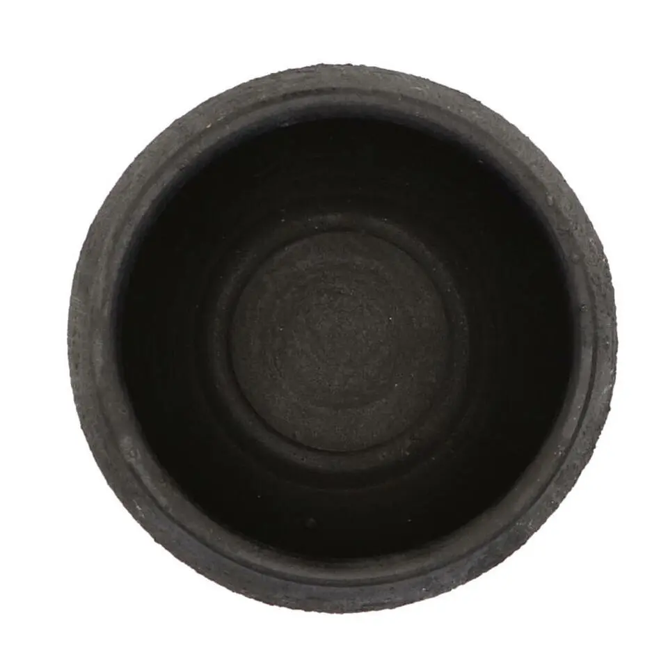 DK Design Bloempot model Maya - verweerd zwart - D14xH16 cm
