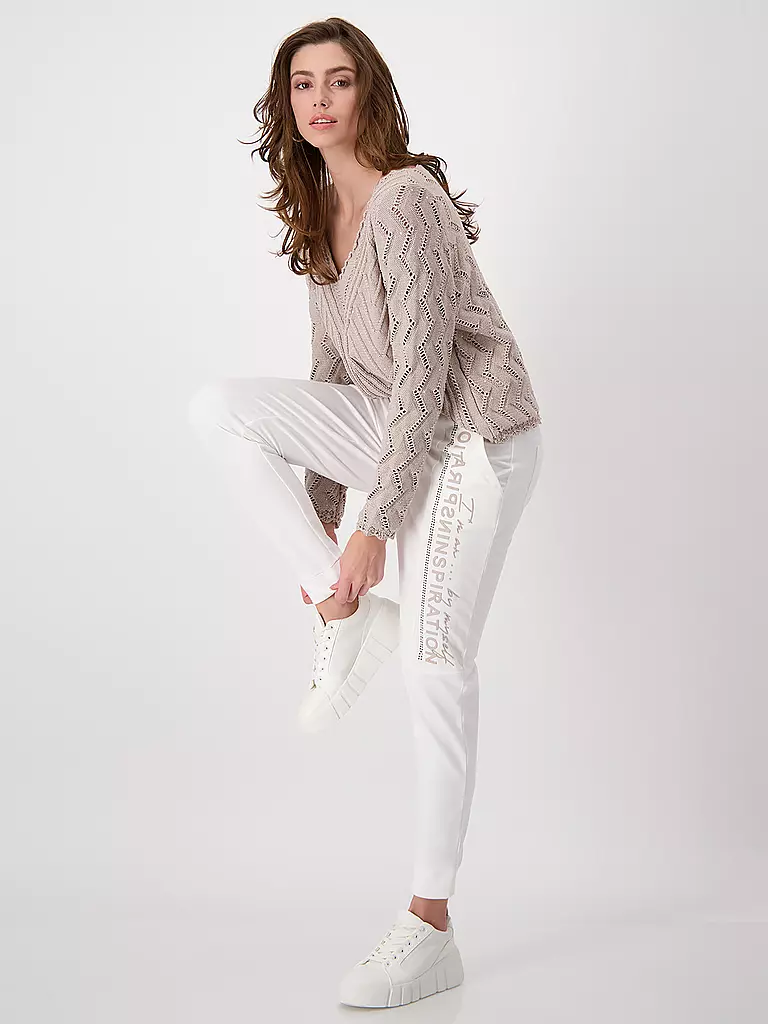 MONARI Hose Jogging Fit  creme