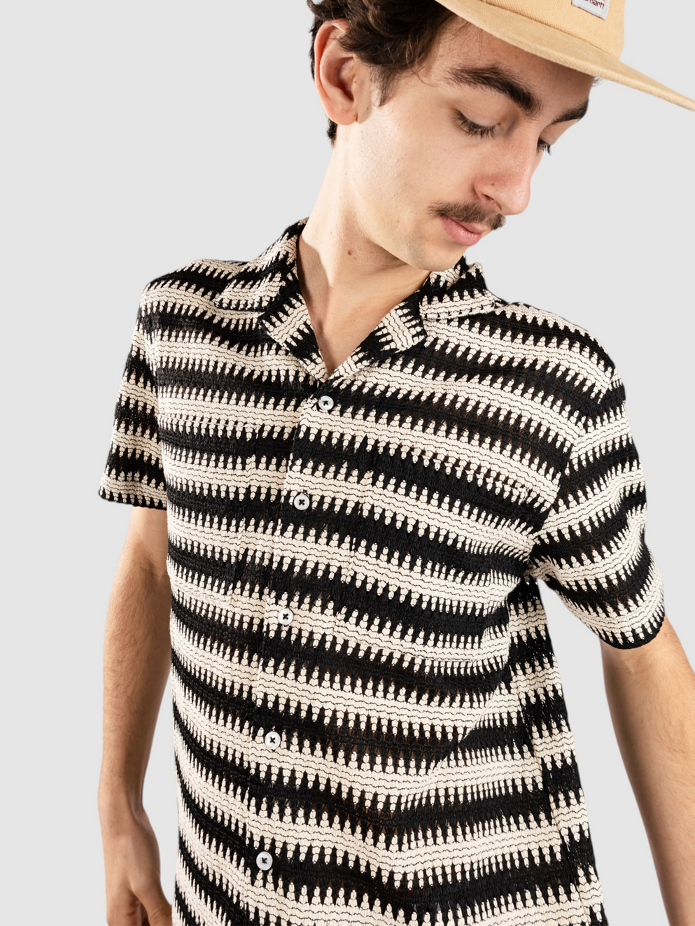 Anerkjendt Akkurt Struc Stripe Shirt tofu