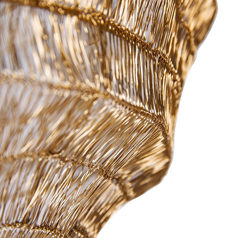 Oosterse plafondlamp goud 45 cm - Vadi