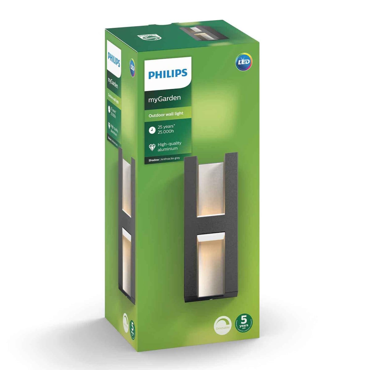 Philips myGarden Shadow Vegglampe LED