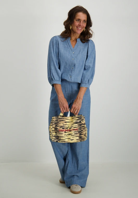 Geisha Broek Chambray 51174-70