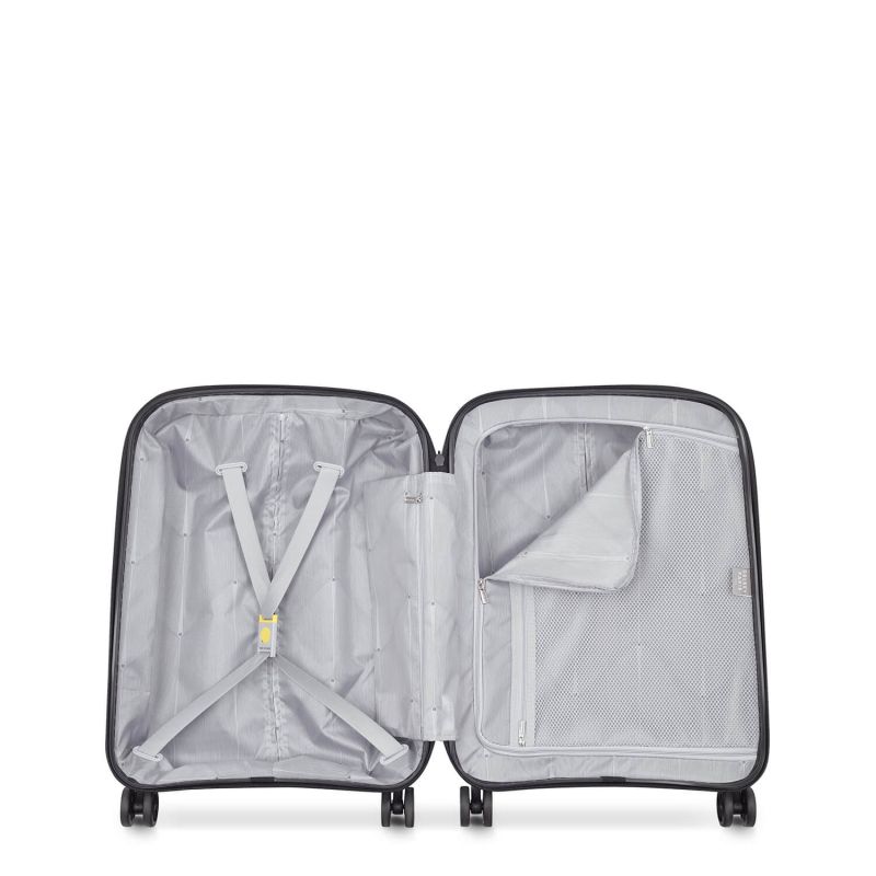 Valise cabine rigide Slim Belmont Plus 55 cm Matière Recyclée Noir