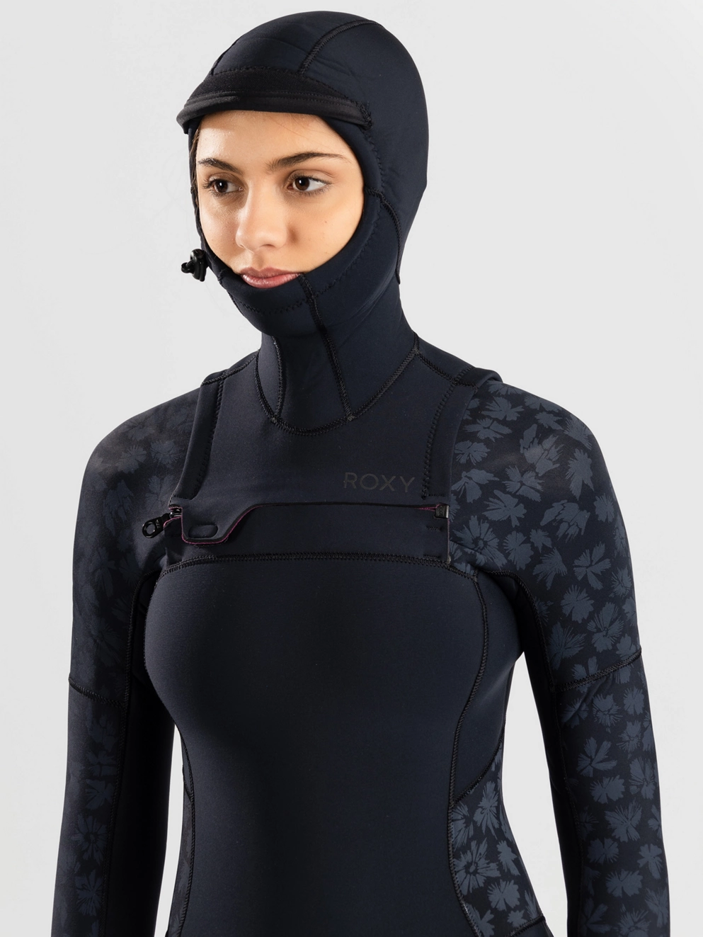 Roxy 5/4/3 Swell Series Hooded Fz Gbs Wetsuit black