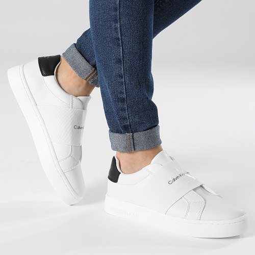 Baskets Femme Casual Cupsole Elastic 1021 Triple White
