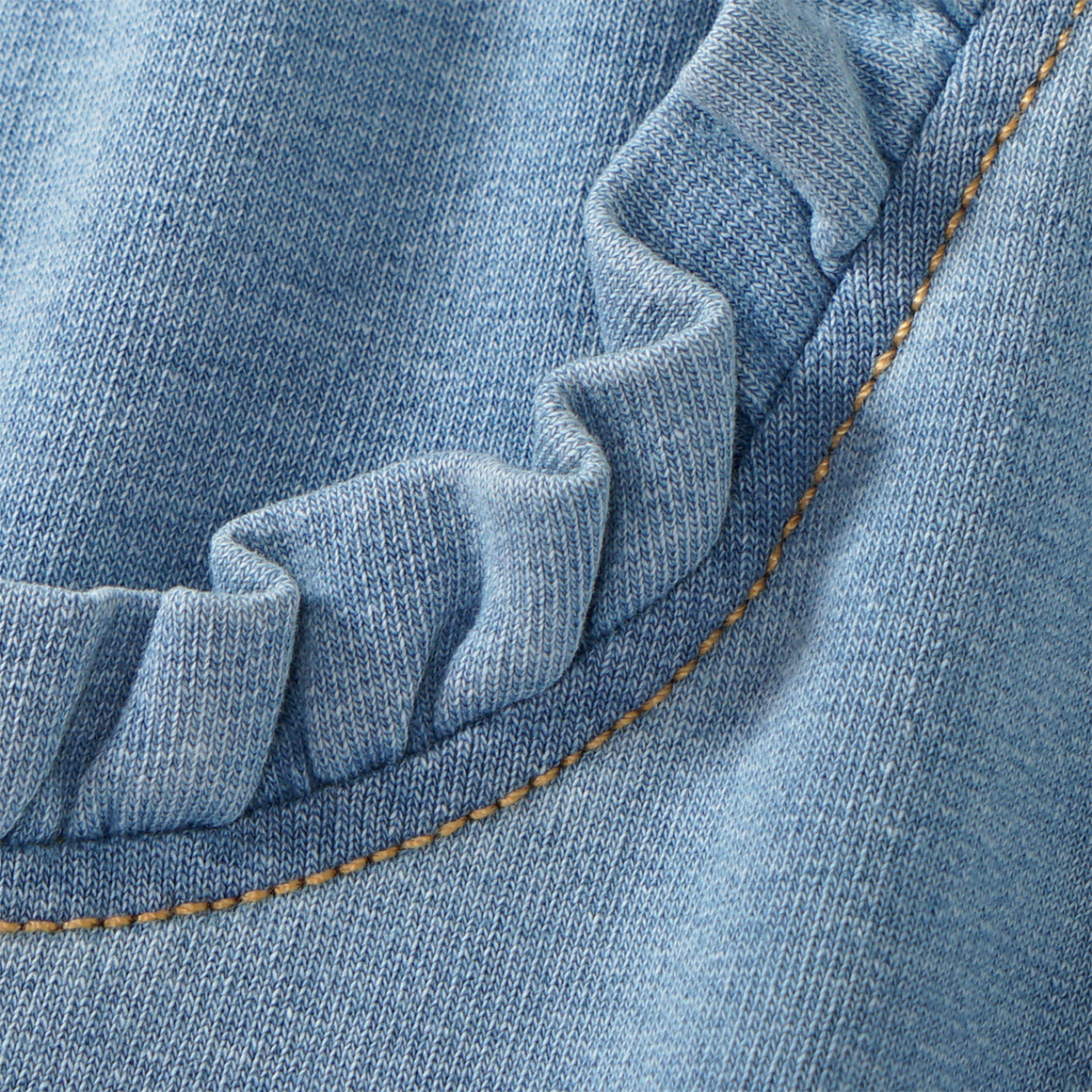 Topomini Baby Jogginghose in Denim-Optik hellblau