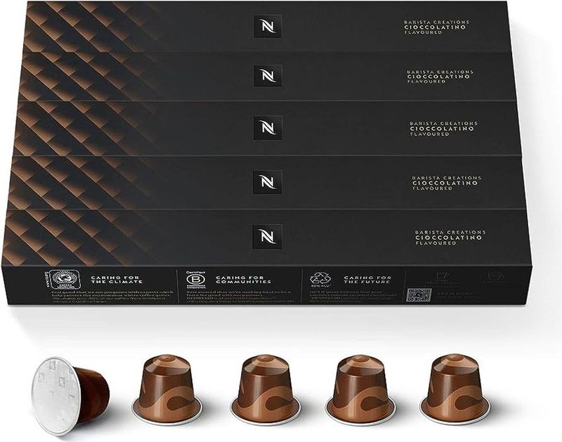 Nespresso Cups - CIOCCOLATINO - 5 x 10 cups - Koffie Cups