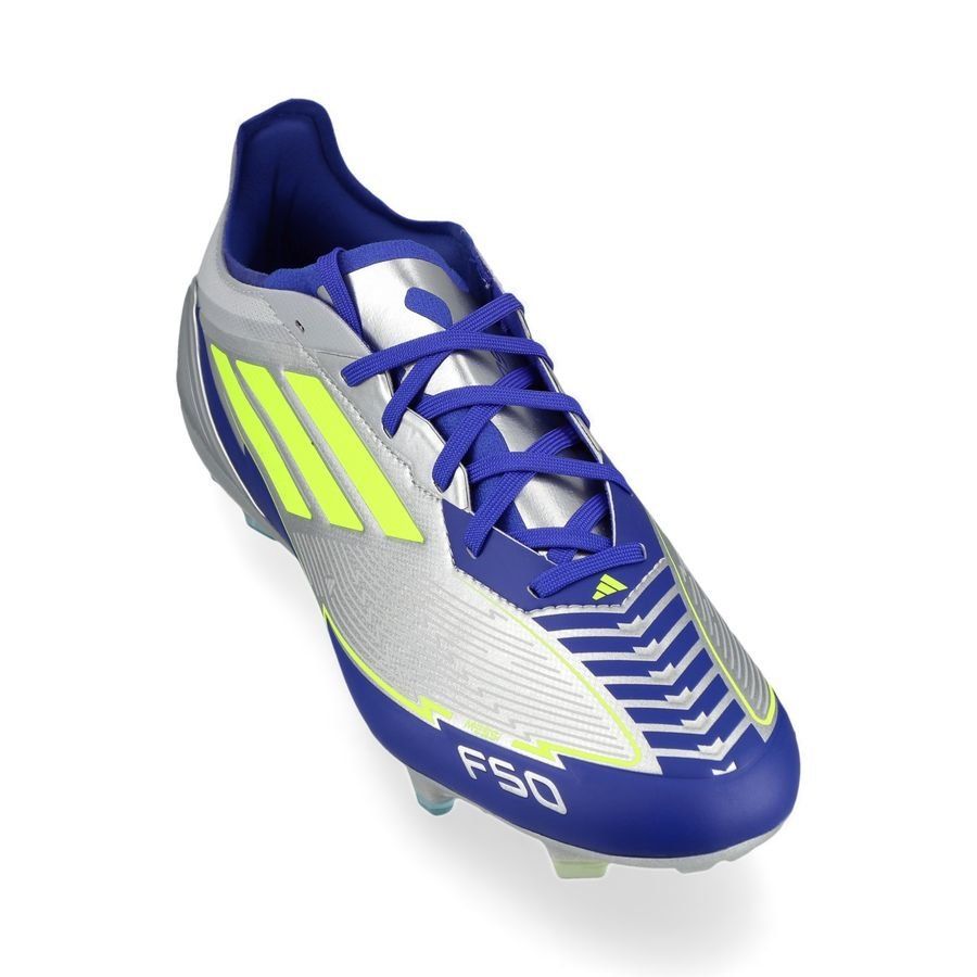 adidas F50 Messi Pro FG La Vida Rapida - Argenté/Jaune/Bleu
