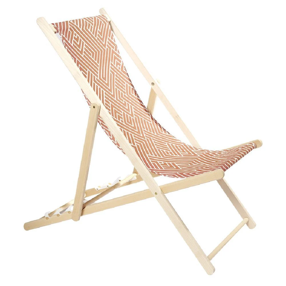 Chilienne Manarola en bois et tissu imprimé Manarola