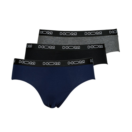Hom - HOM BOXERLINES X3 Negro / Marino / Gris