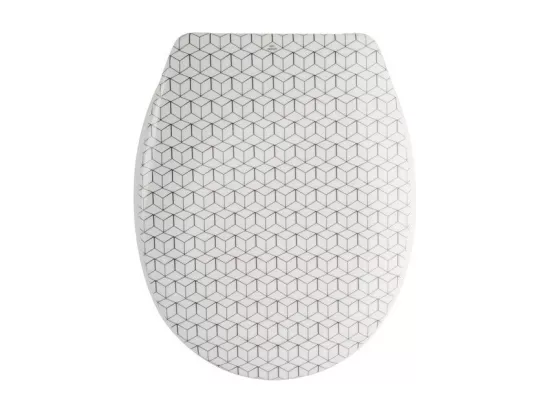 Abattant wc Thermo Dur MOZAIK Beige - Charnières PS MSV