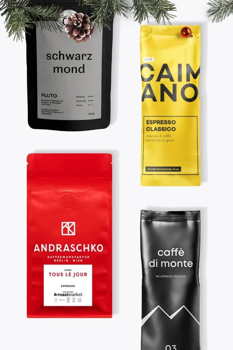 Winterliches Espresso Probierpaket 1kg