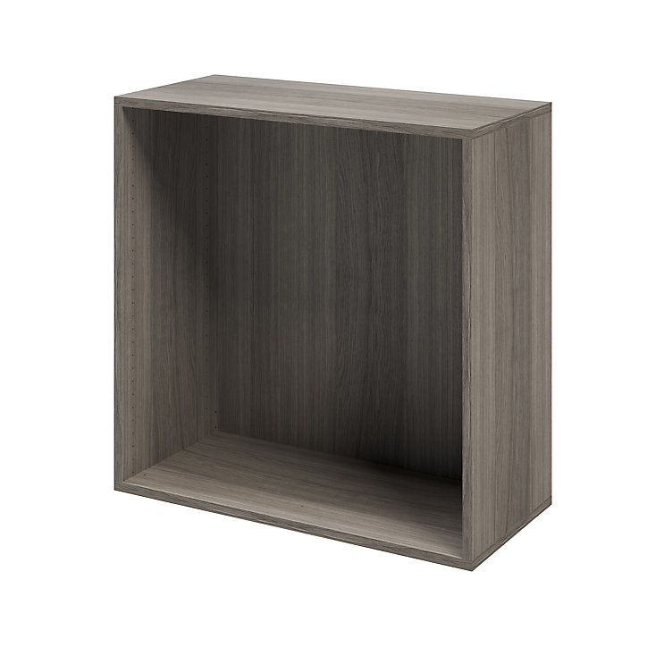 Caisson effet chêne grisé GoodHome Atomia H. 75 x L. 75 x P. 35 cm