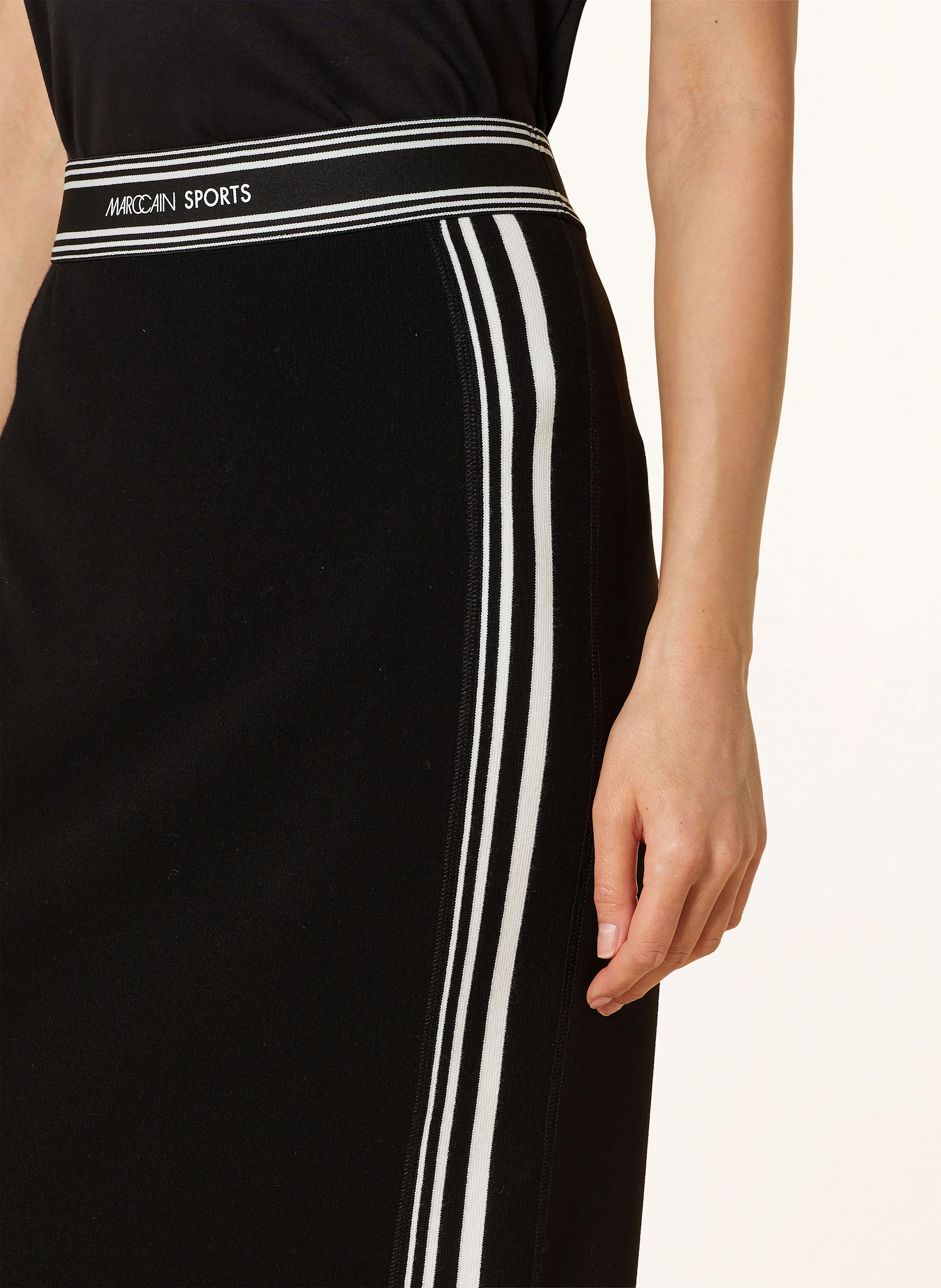 MARC CAIN Sweatrock im Materialmix