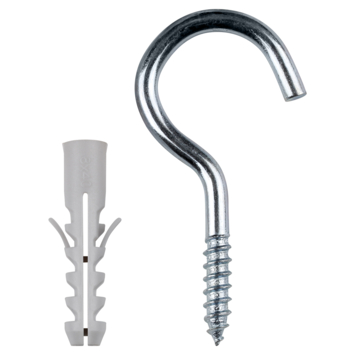 GAMMA Basisplug 8x40mm + haak 6x65mm 4ST