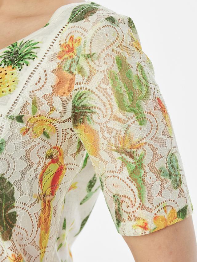 Shirt mit Kakteen Druck
