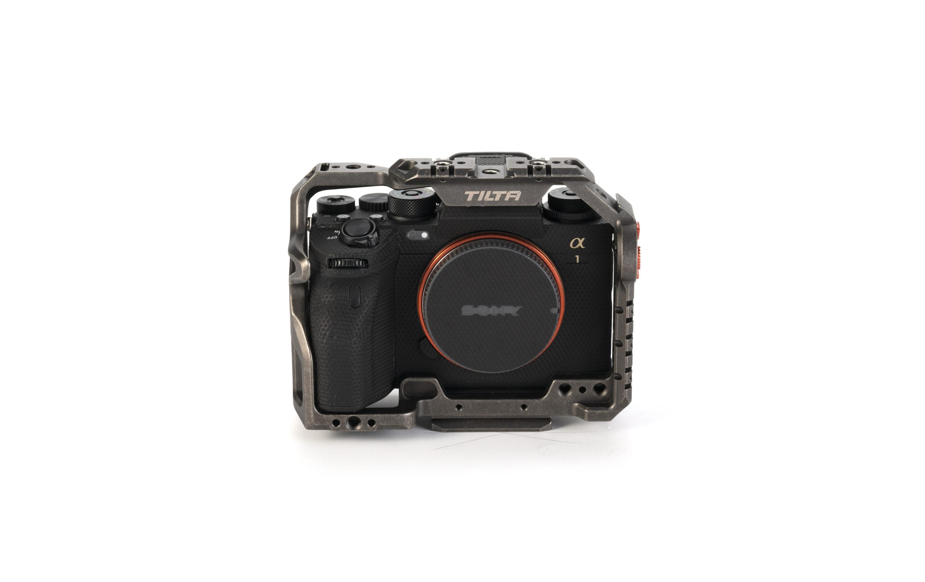 Full Camera Cage für Sony a1 - Tactical GrayBietet eine schützende Panzerung und verbessert die Funktionalität der Kamera