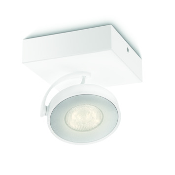 Philips opbouwspot Clockwork LED 1x4.5 watt wit