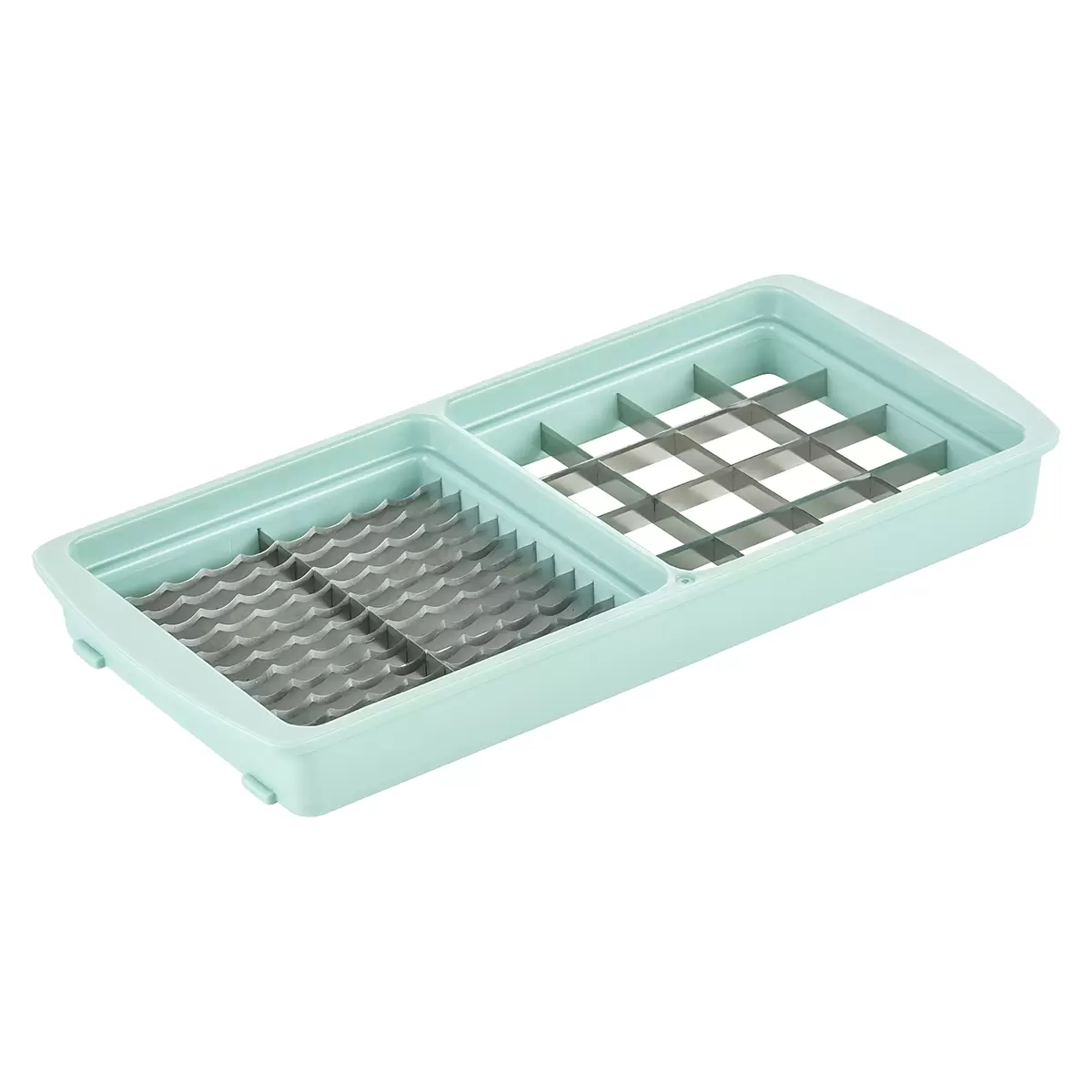 Küchenreibe Genius silber,türkis