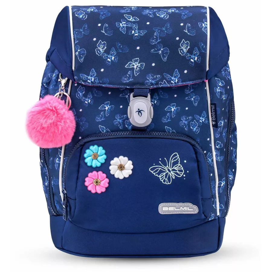 Belmil Schulrucksack Premium Smarty Plus Schulranzen Sapphire