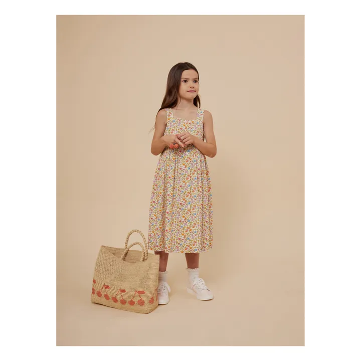 Bonpoint Robe Fleurie Laly | Abricot