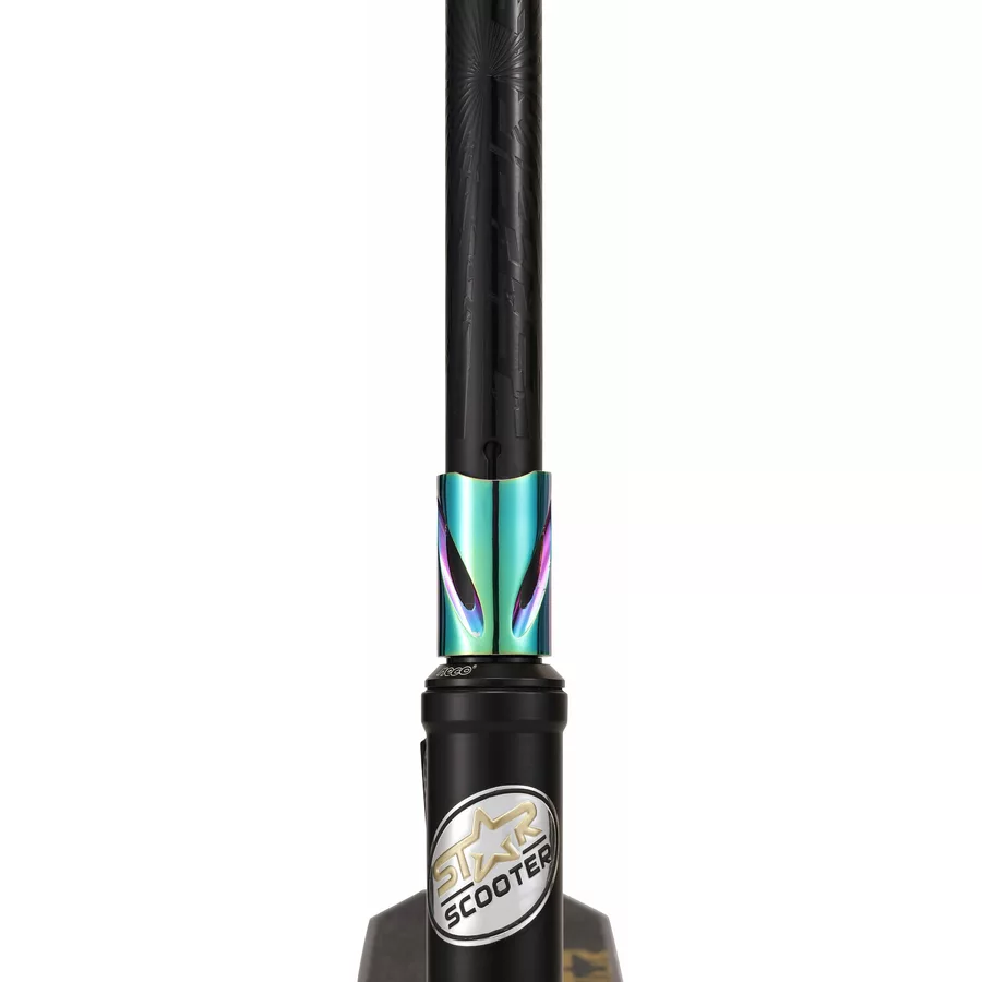 Star Scooter Roller Stunt Trick 110mm Professional schwarz, chrom