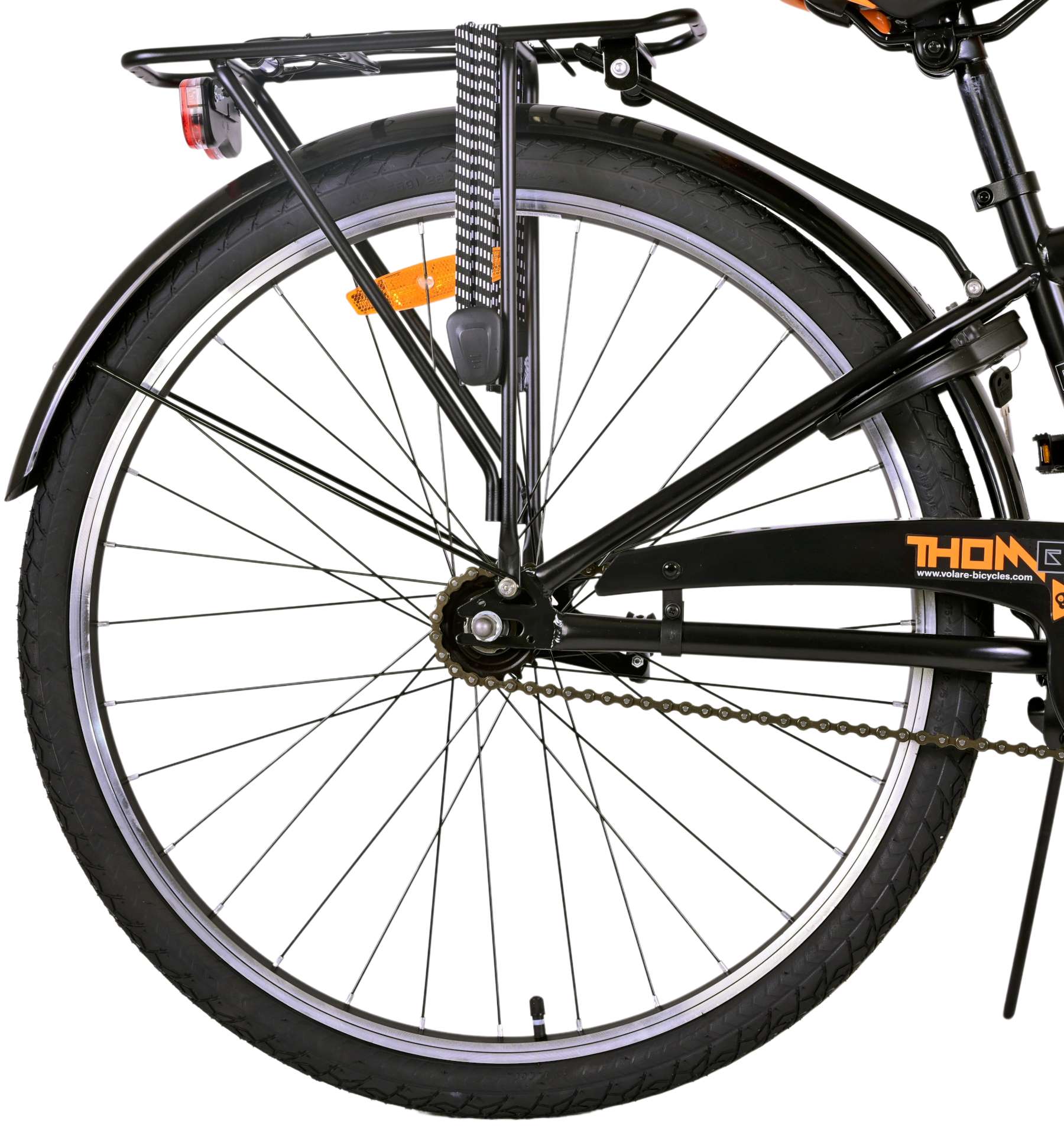 Kinderfahrrad Thombike für Jungen 26 Zoll Kinderrad in Schwarz Orange