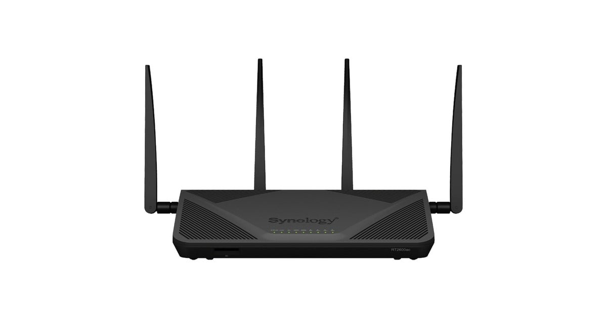 SynologyRT2600AC router  (Zwart, 2,4Ghz/ 5Ghz Dual-Band)