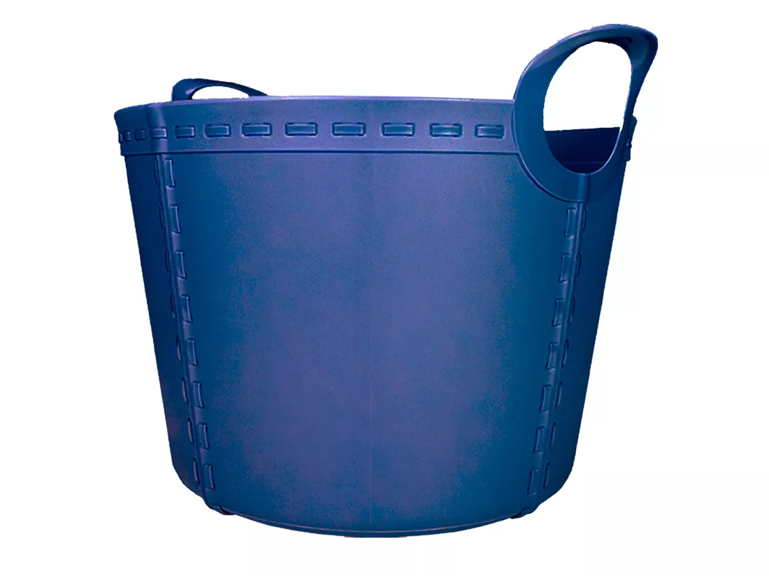 3x panier artisanal 40l+25l+15l violet clair