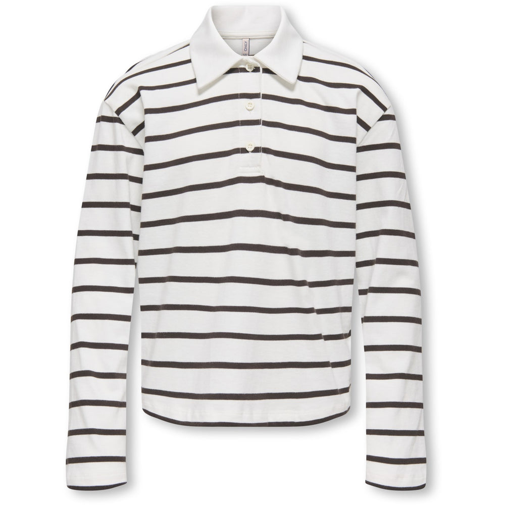 Køb kids ONLY Chocolate Torte Cd Stripes Kogsira L/S Polo Cs Jrs