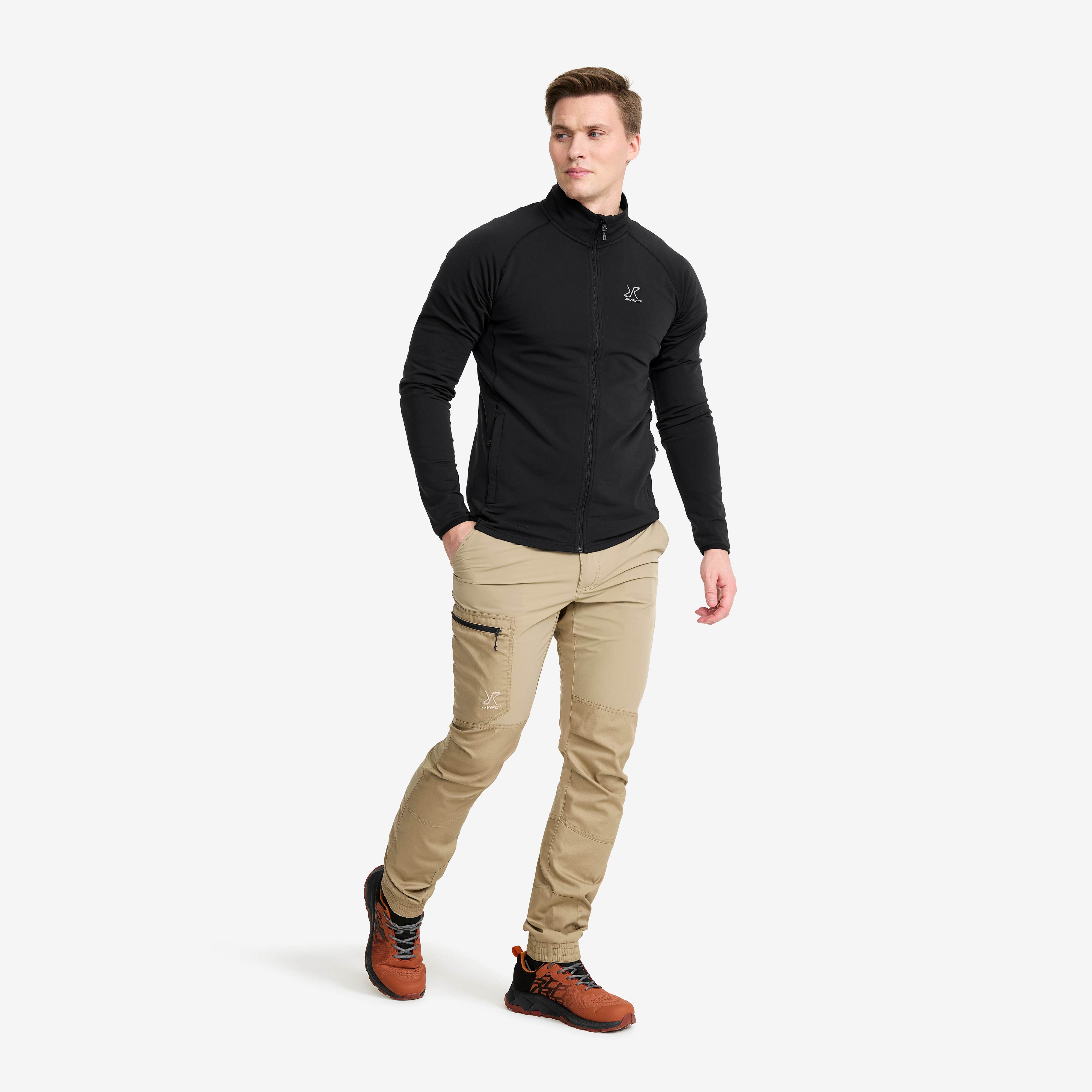 Evolution Light Stretch Fleece Herre Black