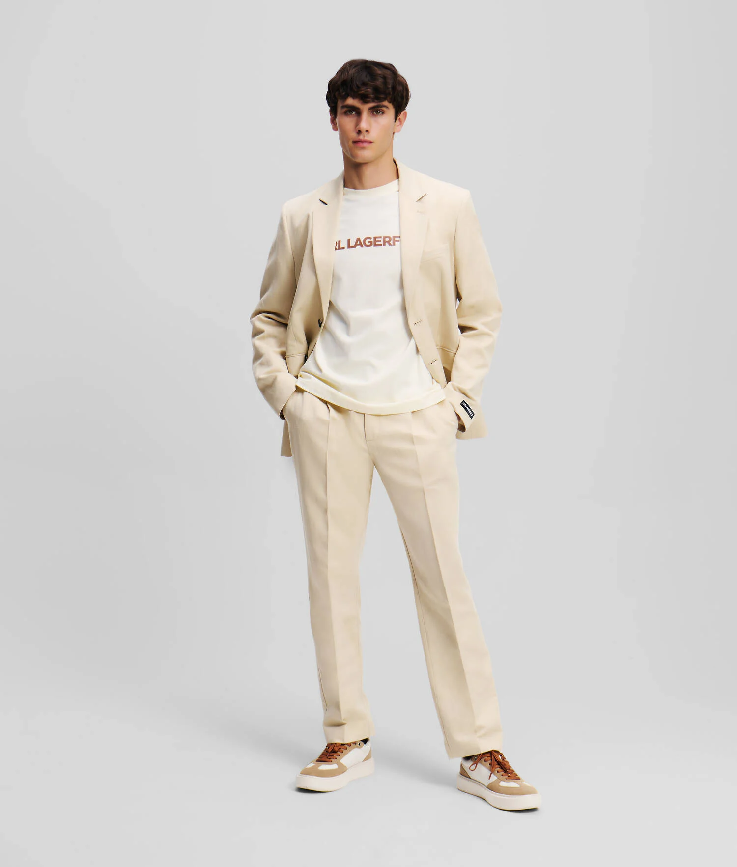 BLAZER EN LIN - Trench Coat