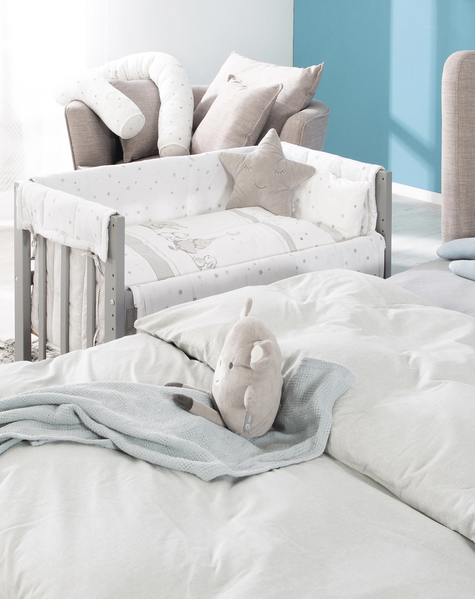 Beistellbett STERNENZAUBER 4in1 76 x 95 cm