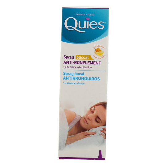 Quies Anti-ronflement Spray buccal Goût Miel Citron
