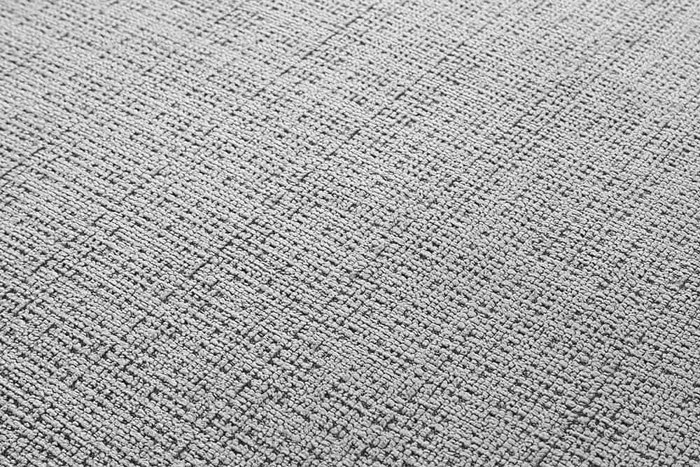 Modernes Ecksofa SIGNATUR 260cm grau Chenille Cremona beidseitig stellbar inkl. Kissen