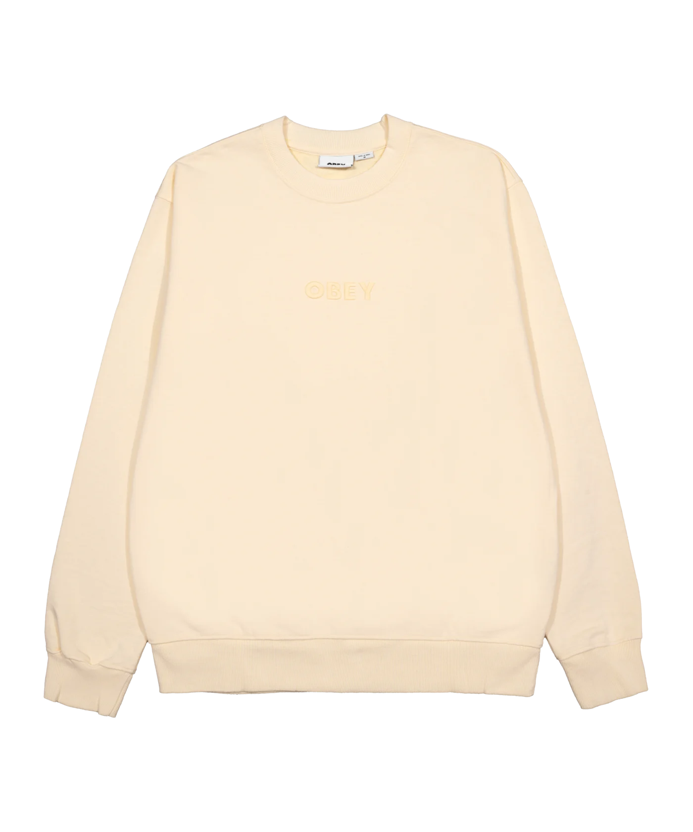 Obey Bold Recycled Crew Sweatshirt Braun