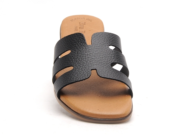 Eva frutos mules et sabots plats femme 3076 noir