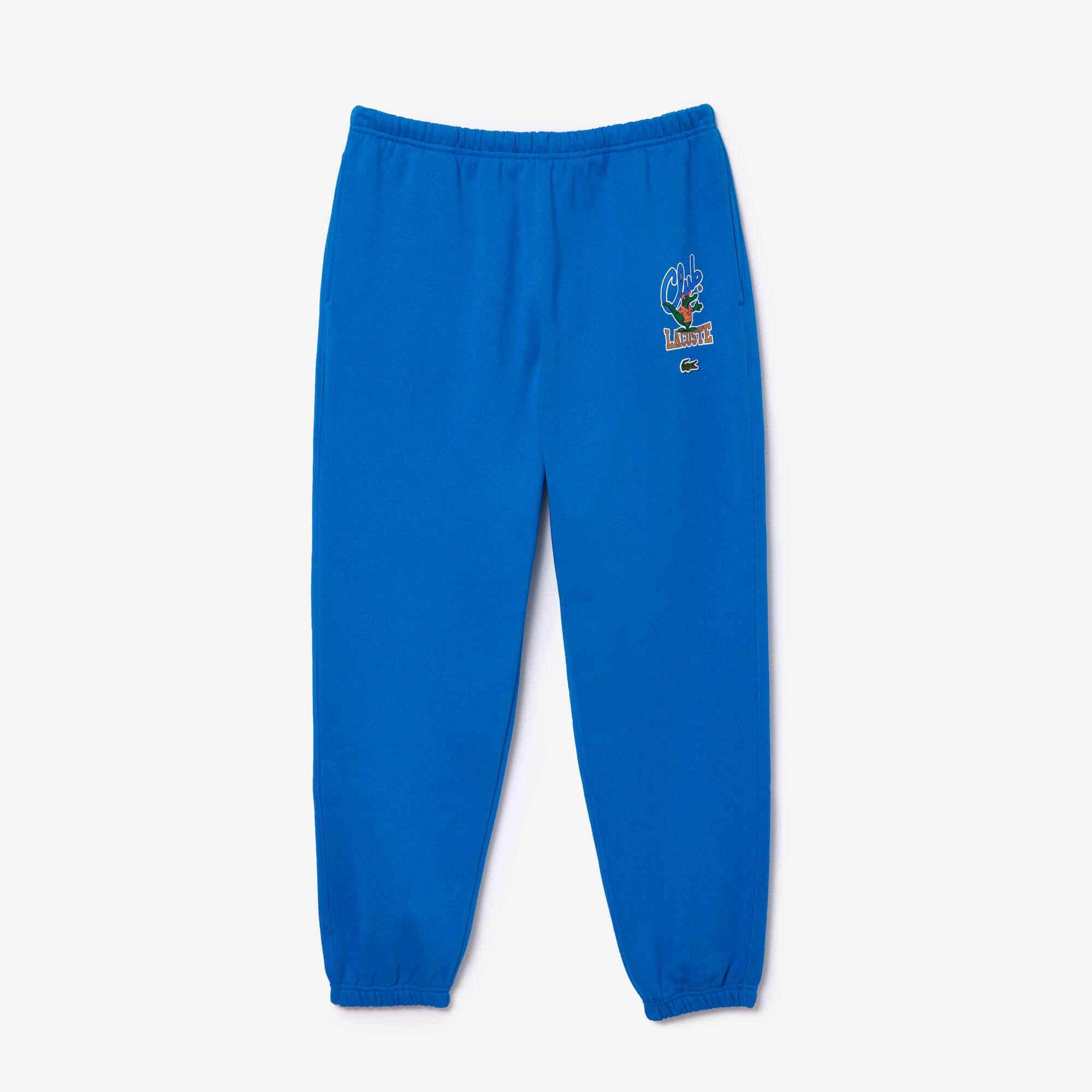 Pantalon de survêtement Jogger à imprimé signature Pantalons de survêtement - Bleu - Lacoste - Unisex